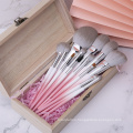 new high-end quality luxury pink makeup brush set